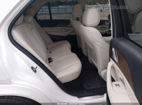 4JGFB4KB4MA416977 2021 MERCEDES-BENZ GLE 350 White VIN კოდის სტიკერის ხედი