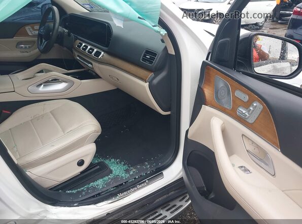 4JGFB4KB5LA226166 2020 MERCEDES-BENZ GLE 350 White Widok wnętrza z przodu