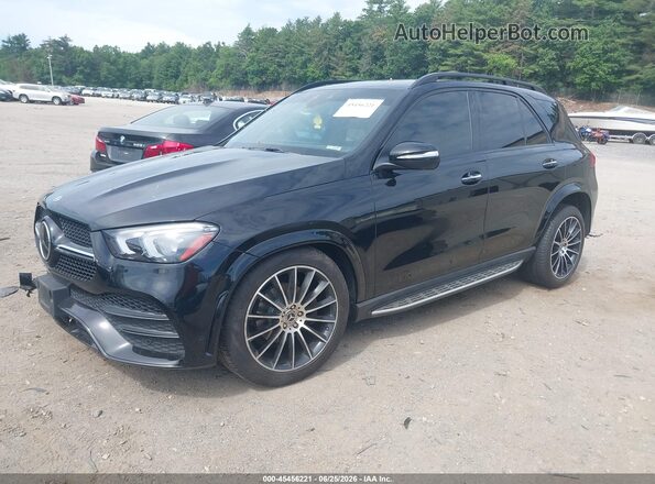 4JGFB4KB5MA449101 2021 MERCEDES-BENZ GLE 350 Black Առջևի ձախ երեք քառորդ տեսարան