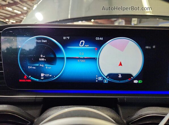 4JGFB4KB6LA087455 2020 MERCEDES-BENZ GLE Серебряный Вид щитка приборов
