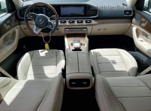 4JGFB4KB7LA104599 2020 MERCEDES-BENZ GLE White Առջևի վահանակի տեսք