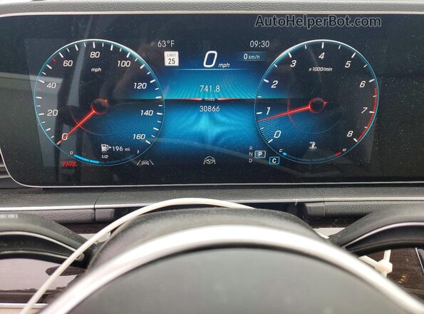 4JGFB4KB7MA440271 2021 MERCEDES-BENZ GLE Silver ხელსაწყოთა პანელის ხედი