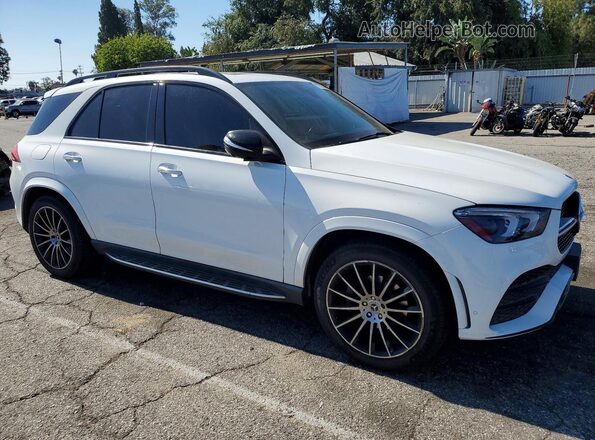 4JGFB4KB7MA499997 2021 MERCEDES-BENZ GLE Белый Передняя правая четверть