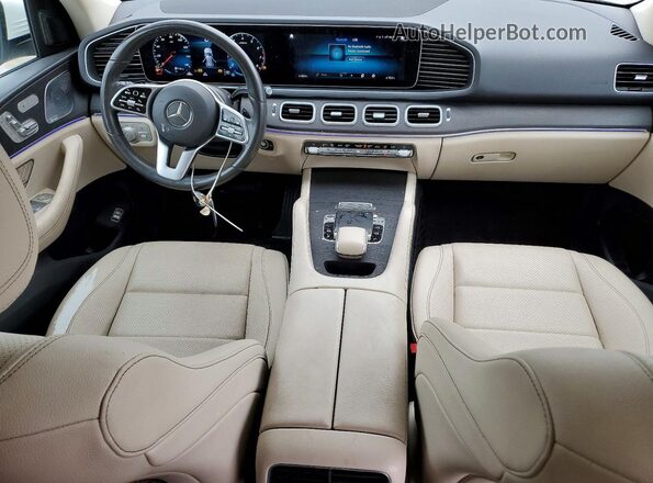 4JGFB4KB9LA013480 2020 MERCEDES-BENZ GLE White წინა პანელის ხედი