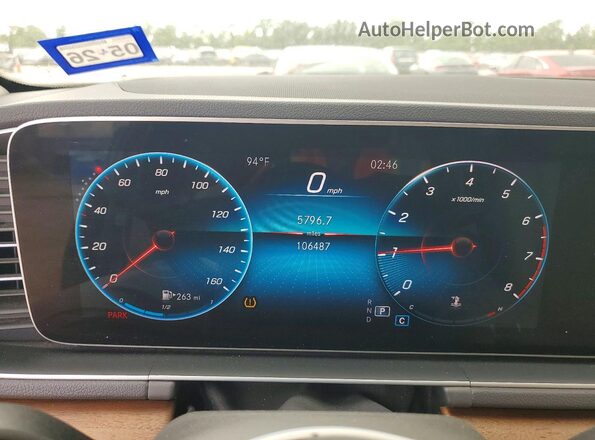 4JGFB4KB9LA218698 2020 MERCEDES-BENZ GLE Silver Սարքավորումների վահանակի տեսք