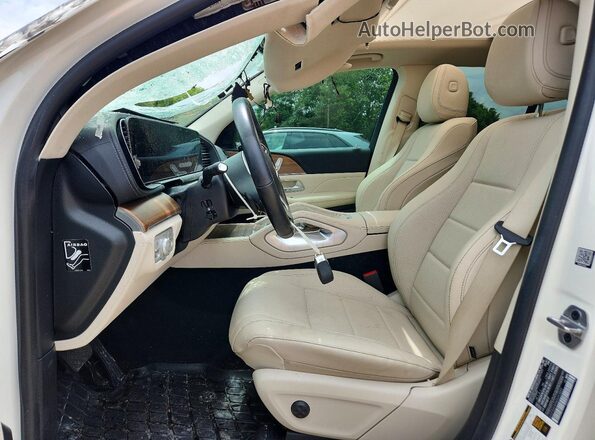 4JGFB4KB9MA493845 2021 MERCEDES-BENZ GLE Белый Вид салона спереди