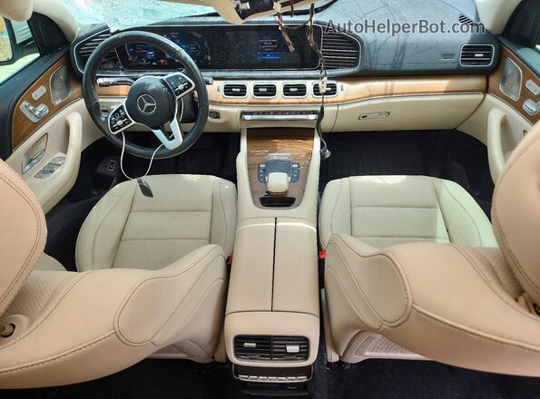 4JGFB4KB9MA493845 2021 MERCEDES-BENZ GLE Белый Вид панели приборов