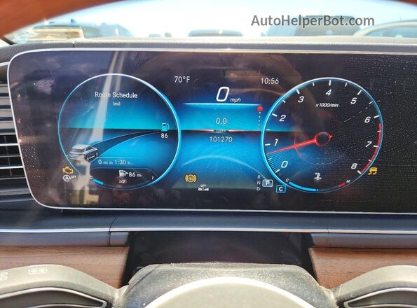 4JGFB4KBXLA028098 2020 MERCEDES-BENZ GLE White Vista del cuadro de instrumentos