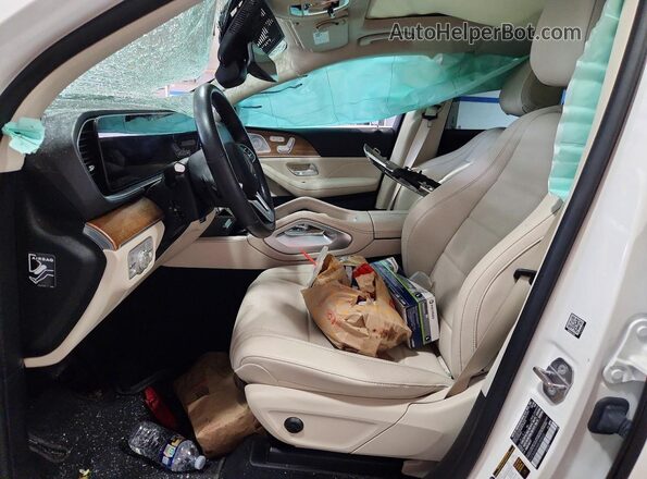 4JGFB4KBXMA384603 2021 MERCEDES-BENZ GLE Белый Вид салона спереди
