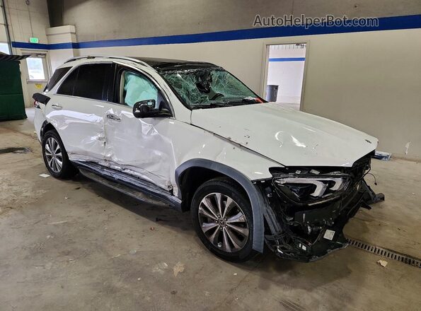 4JGFB4KBXMA384603 2021 MERCEDES-BENZ GLE Белый Передняя правая четверть