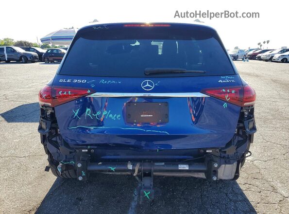 4JGFB4KE2LA150674 2020 MERCEDES-BENZ GLE Blue Հետևի տեսք