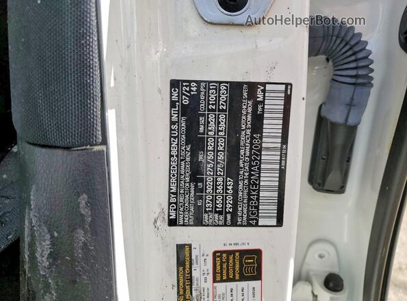 4JGFB4KE2MA527084 2021 MERCEDES-BENZ GLE White 
