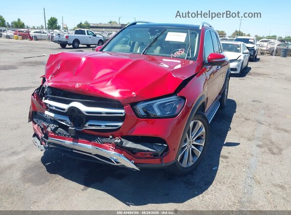 4JGFB4KE3LA031824 2020 MERCEDES-BENZ GLE 350 Red წინა მარცხენა ხედი სამი მეოთხედიდან