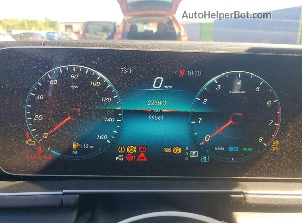 4JGFB5KB2LA033415 2020 MERCEDES-BENZ GLE Gray Вид щитка приладів