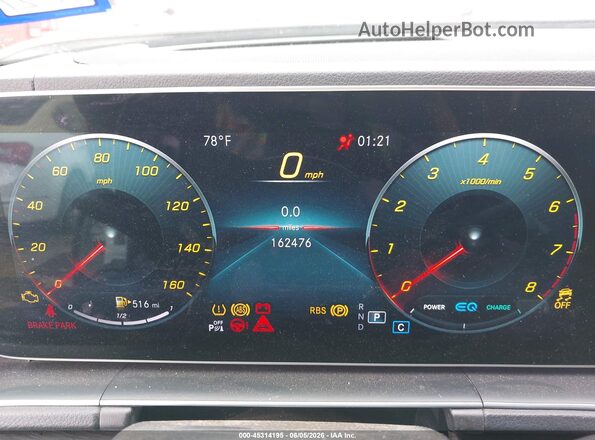 4JGFB5KB2LA049999 2020 MERCEDES-BENZ GLE 450 White უკანა სავარძლების ხედი