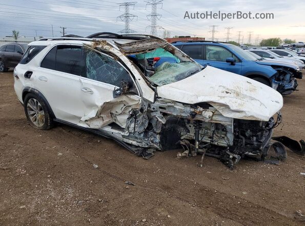 4JGFB5KB5MA373899 2021 MERCEDES-BENZ GLE Белый Передняя правая четверть