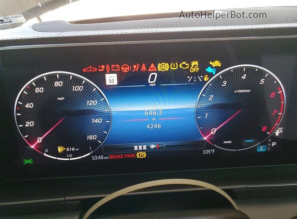 4JGFB5KB5TB578101 2026 MERCEDES-BENZ GLE Gray Vista del cuadro de instrumentos