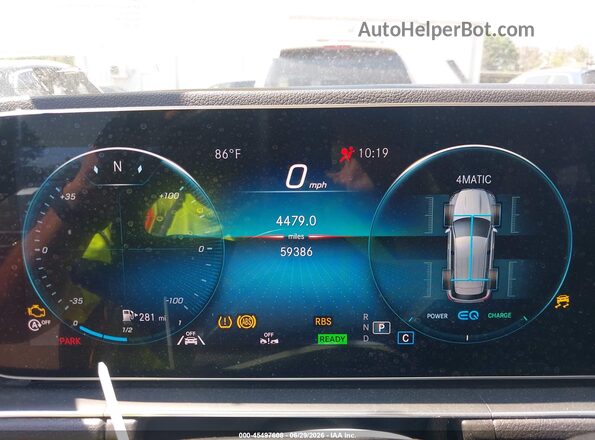 4JGFB5KB6LA003088 2020 MERCEDES-BENZ GLE 450 Black Հետևի նստատեղերի տեսք