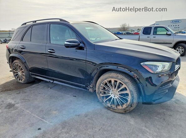 4JGFB5KB6MA407154 2021 MERCEDES-BENZ GLE Черный Передняя правая четверть
