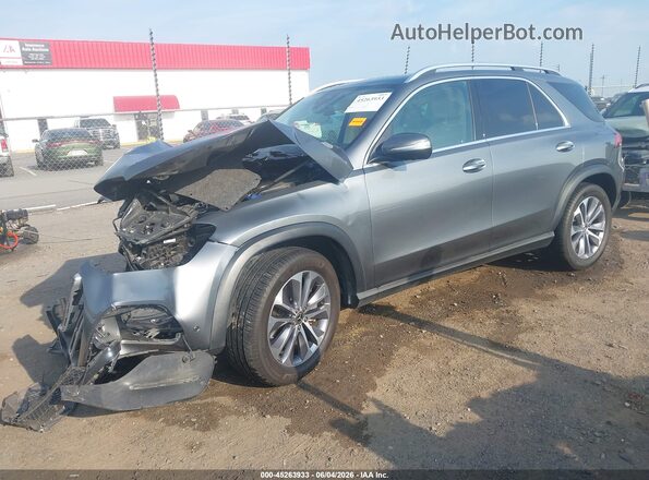 4JGFB5KBXMA479006 2021 MERCEDES-BENZ GLE 450 Gray Առջևի ձախ երեք քառորդ տեսարան