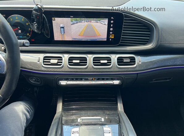 4JGFB8KB5MA445136 2021 MERCEDES-BENZ GLE Green Vista de los asientos traseros