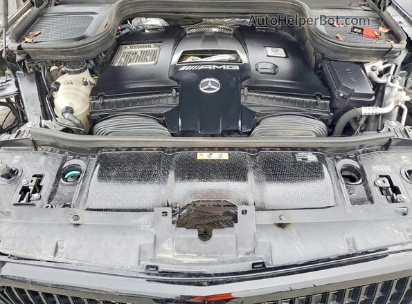4JGFB8KB9MA525393 2021 MERCEDES-BENZ GLE Black Widok komory silnika