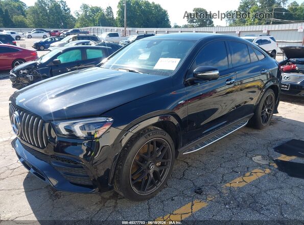 4JGFD6BB3MA537019 2021 MERCEDES-BENZ AMG GLE 53 COUPE Black წინა მარცხენა ხედი სამი მეოთხედიდან