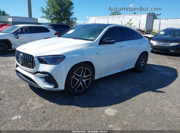 4JGFD6BB5SB373554 2025 MERCEDES-BENZ AMG GLE 53 COUPE White Առջևի ձախ երեք քառորդ տեսարան