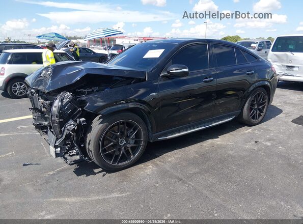 4JGFD6BB9MA432954 2021 MERCEDES-BENZ AMG GLE 53 COUPE Black Առջևի ձախ երեք քառորդ տեսարան