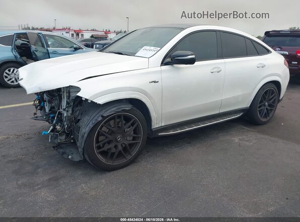 4JGFD6BB9NA801037 2022 MERCEDES-BENZ AMG GLE 53 COUPE White Vista tres cuartos delantera izquierda
