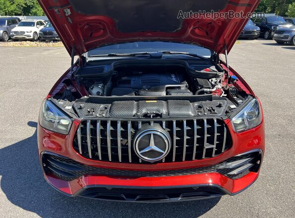 4JGFD6BBXMA400109 2021 MERCEDES-BENZ GLE Red Dashboard view