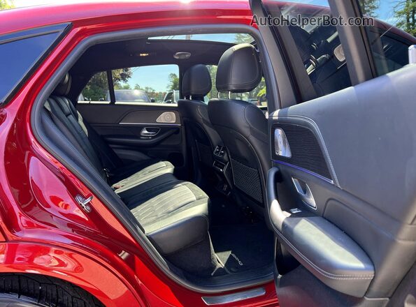 4JGFD6BBXMA400109 2021 MERCEDES-BENZ GLE Red Rear view