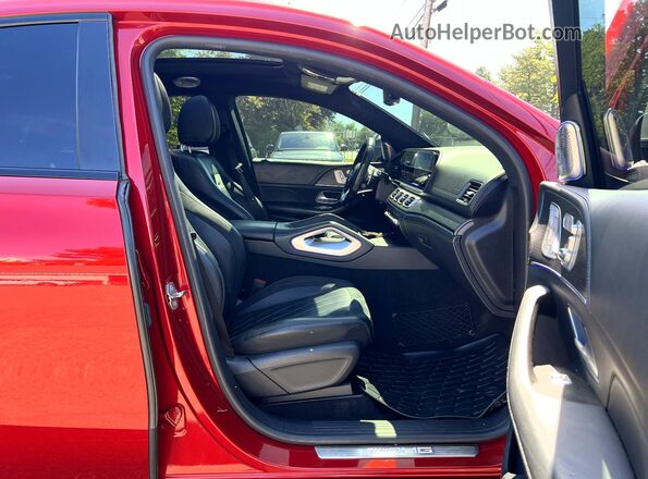 4JGFD6BBXMA400109 2021 MERCEDES-BENZ GLE Red Front view