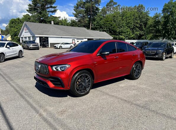 4JGFD6BBXMA400109 2021 MERCEDES-BENZ GLE Red Rear left