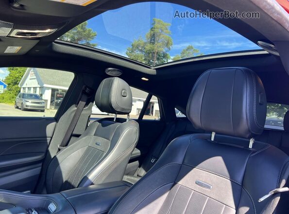 4JGFD6BBXMA400109 2021 MERCEDES-BENZ GLE Red Rear seats view