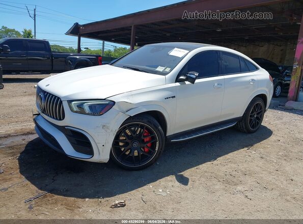 4JGFD8KB8MA492221 2021 MERCEDES-BENZ AMG GLE 63 COUPE Белый Передняя левая четверть