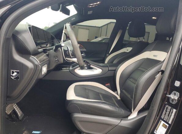 4JGFD8KBXNA771963 2022 MERCEDES-BENZ GLE Black წინა სალონის ხედი