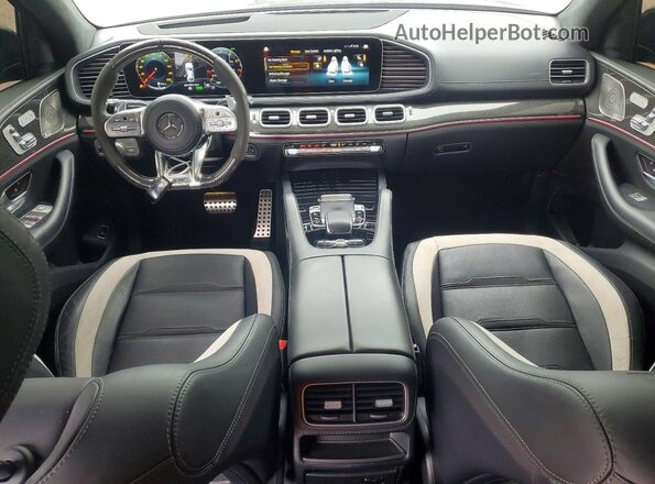 4JGFD8KBXNA771963 2022 MERCEDES-BENZ GLE Black წინა პანელის ხედი
