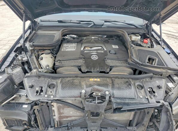 4JGFD8KBXNA771963 2022 MERCEDES-BENZ GLE Black ძრავის განყოფილების ხედი