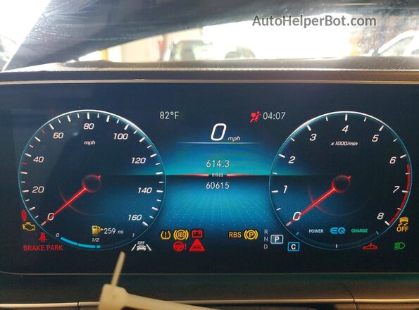4JGFF5KE7LA189903 2020 MERCEDES-BENZ GLS Черный Вид щитка приборов