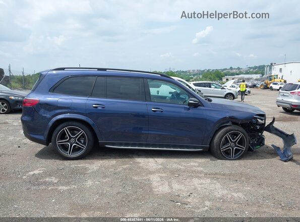 4JGFF5KE8SB491998 2025 MERCEDES-BENZ GLS 450 Blue Widok wnętrza z tyłu