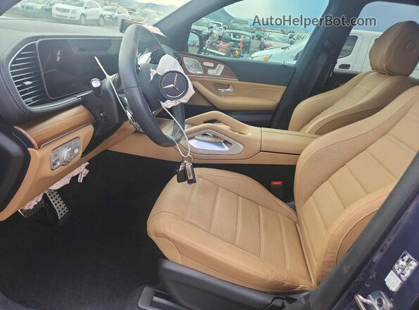 4JGFF5KE8SB494674 2025 MERCEDES-BENZ GLS Синий Вид салона спереди