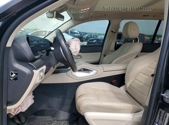 4JGFF5KEXLA233084 2020 MERCEDES-BENZ GLS Черный Вид салона спереди