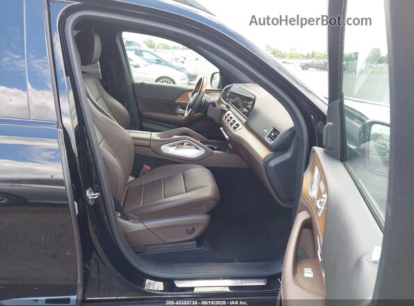 4JGFF5KEXNA789933 2022 MERCEDES-BENZ GLS 450 Black წინა სალონის ხედი