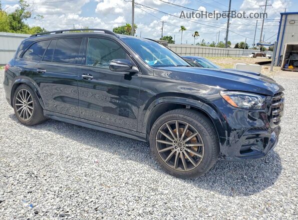 4JGFF5KEXRB249448 2024 MERCEDES-BENZ GLS Черный Передняя правая четверть
