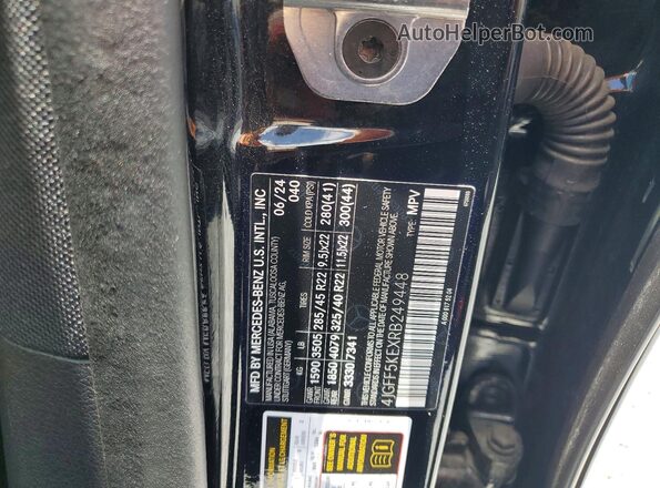 4JGFF5KEXRB249448 2024 MERCEDES-BENZ GLS Черный Панорамный вид салона 360°