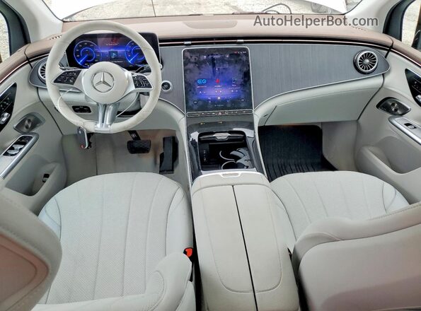 4JGGM2BB8RA058731 2024 MERCEDES-BENZ EQE White Widok deski rozdzielczej