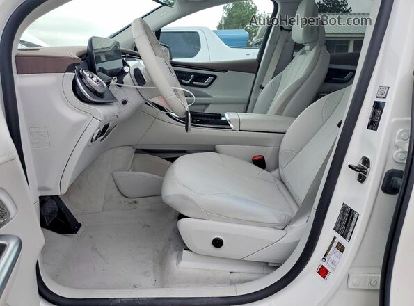 4JGGM2BB8RA058731 2024 MERCEDES-BENZ EQE White Widok wnętrza z przodu