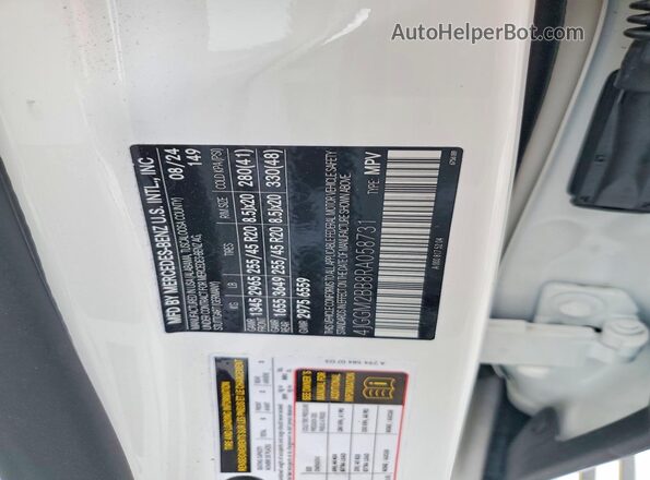 4JGGM2BB8RA058731 2024 MERCEDES-BENZ EQE White Widok wnętrza 360 stopni