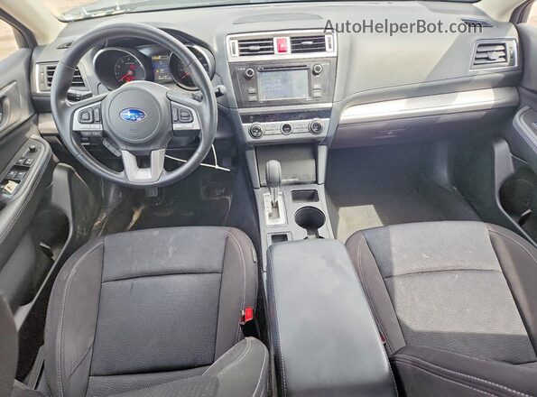 4S3BNAA61G3057626 2016 SUBARU LEGACY Charcoal Вид панелі приладів